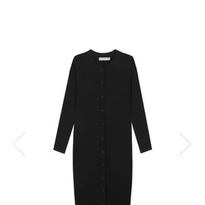 Solika (black) Jaden ribbed maxi dress